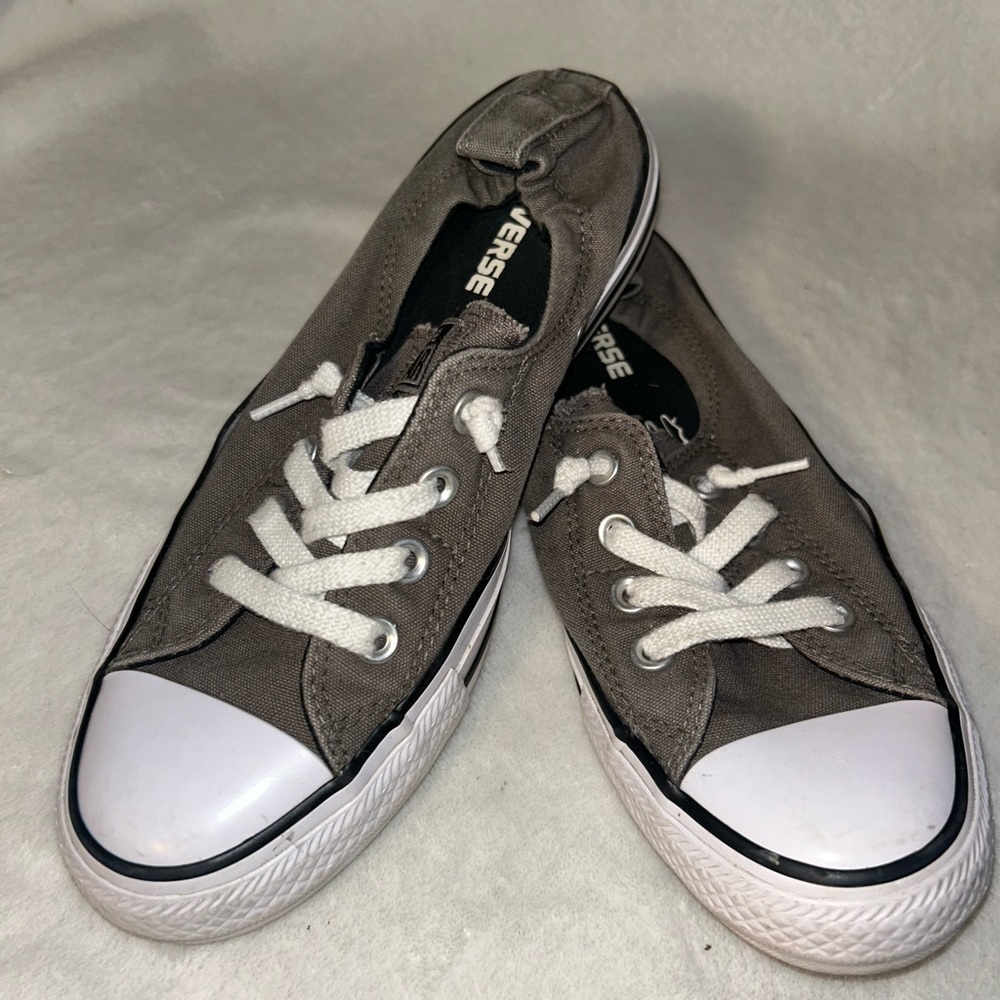 Converse Gray Low-Top Sneakers